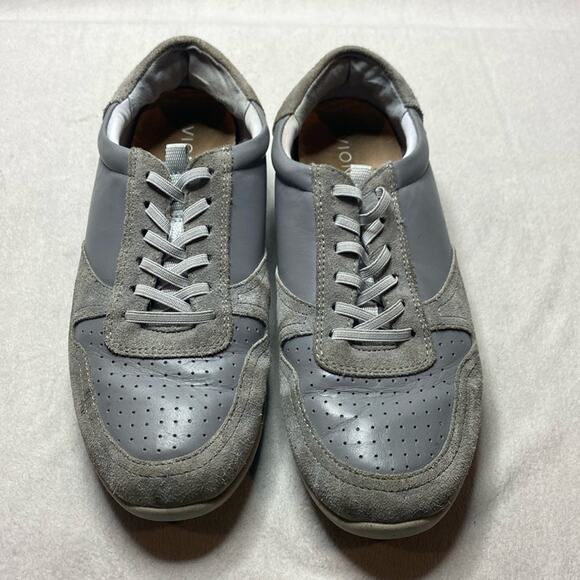 Vionic Karigan Gray Suede Sneakers Size 8.5 - Picture 1 of 7